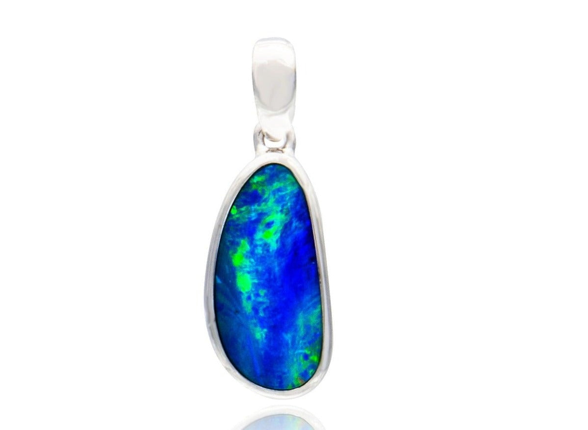 Doublet Opal Irregular Pendant