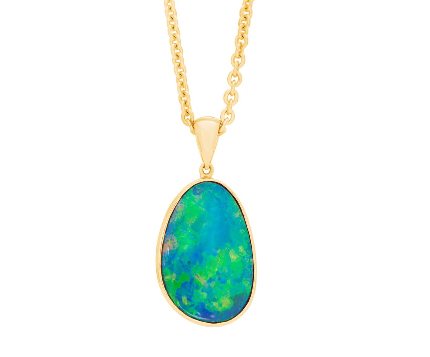 Doublet Opal Irregular Pendant
