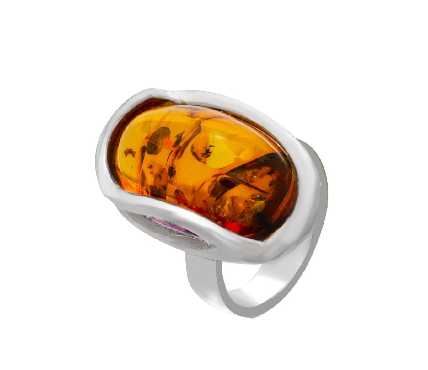 Amber Oval Ring