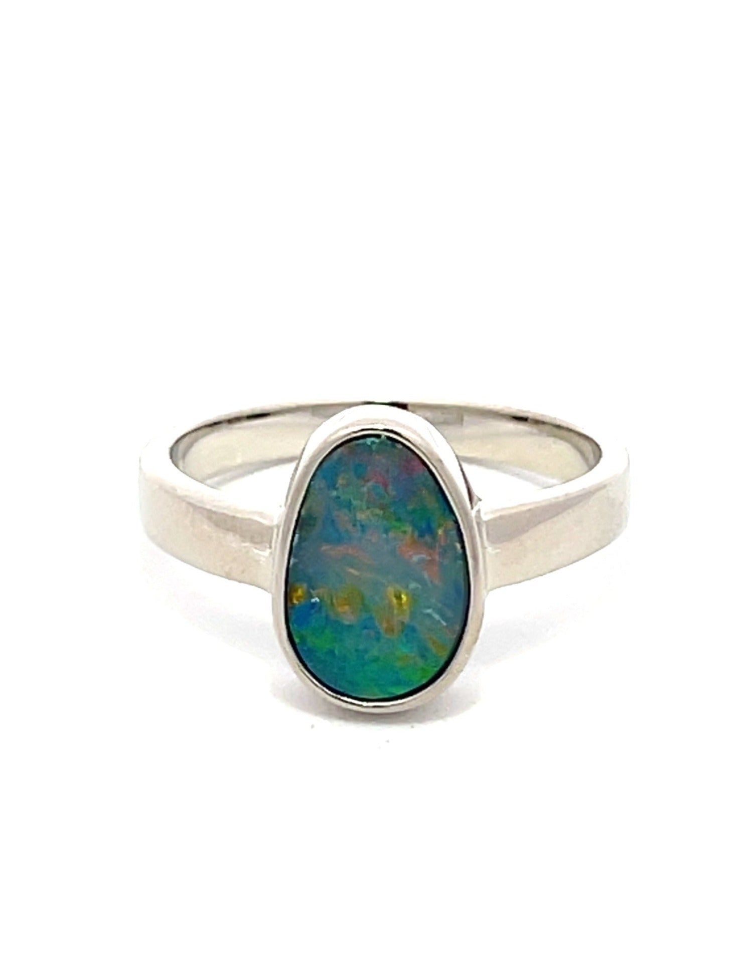 Doublet Opal Ring