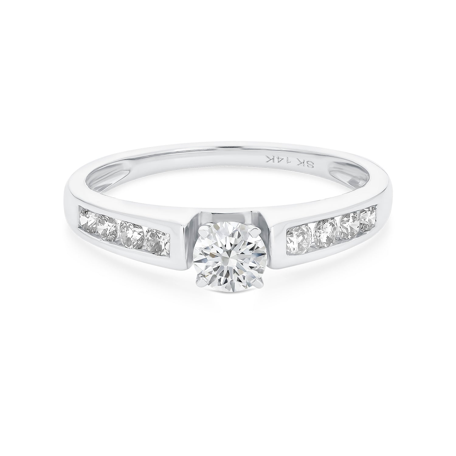 Vintage Round Diamond Ring
