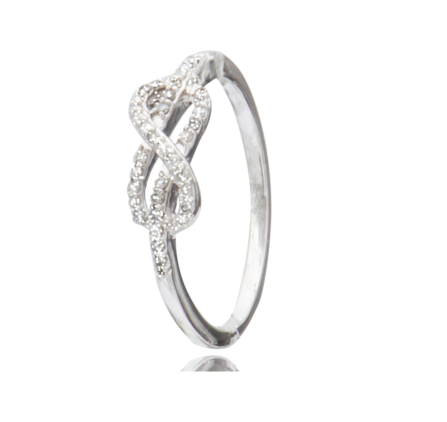 Diamond Infinity Ring