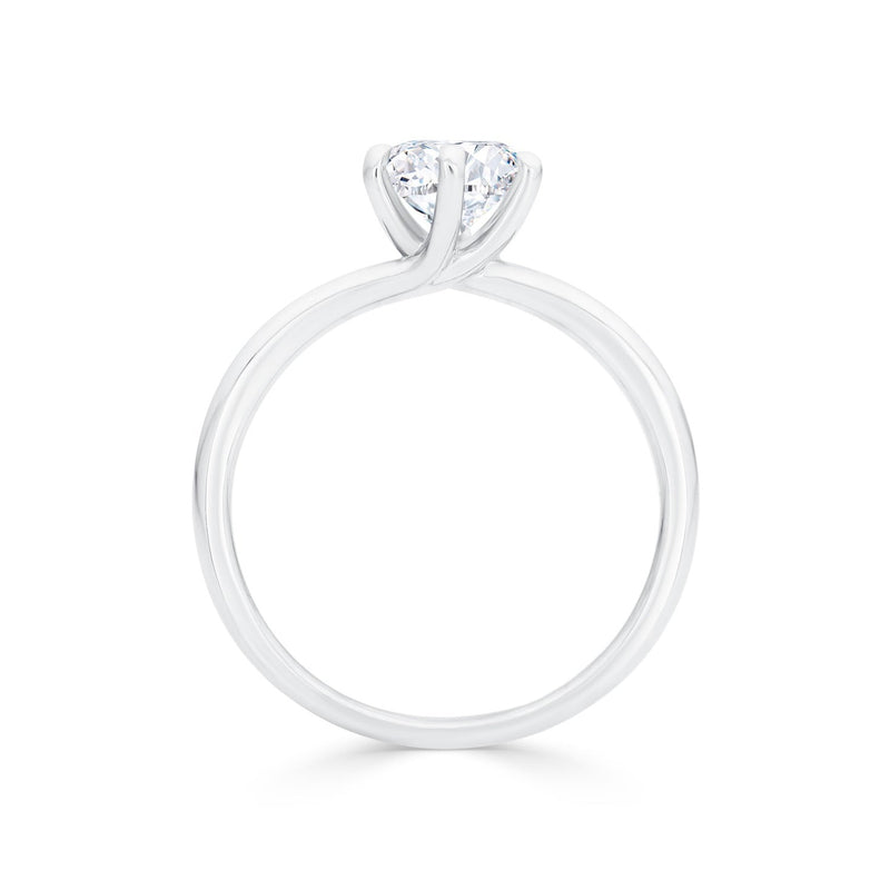 1Ct Round Diamond Solitaire Ring