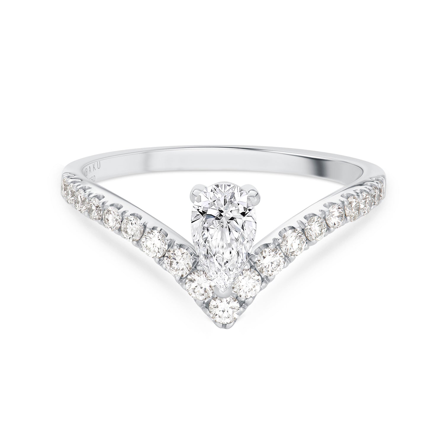 Pear Diamond Engagement Ring