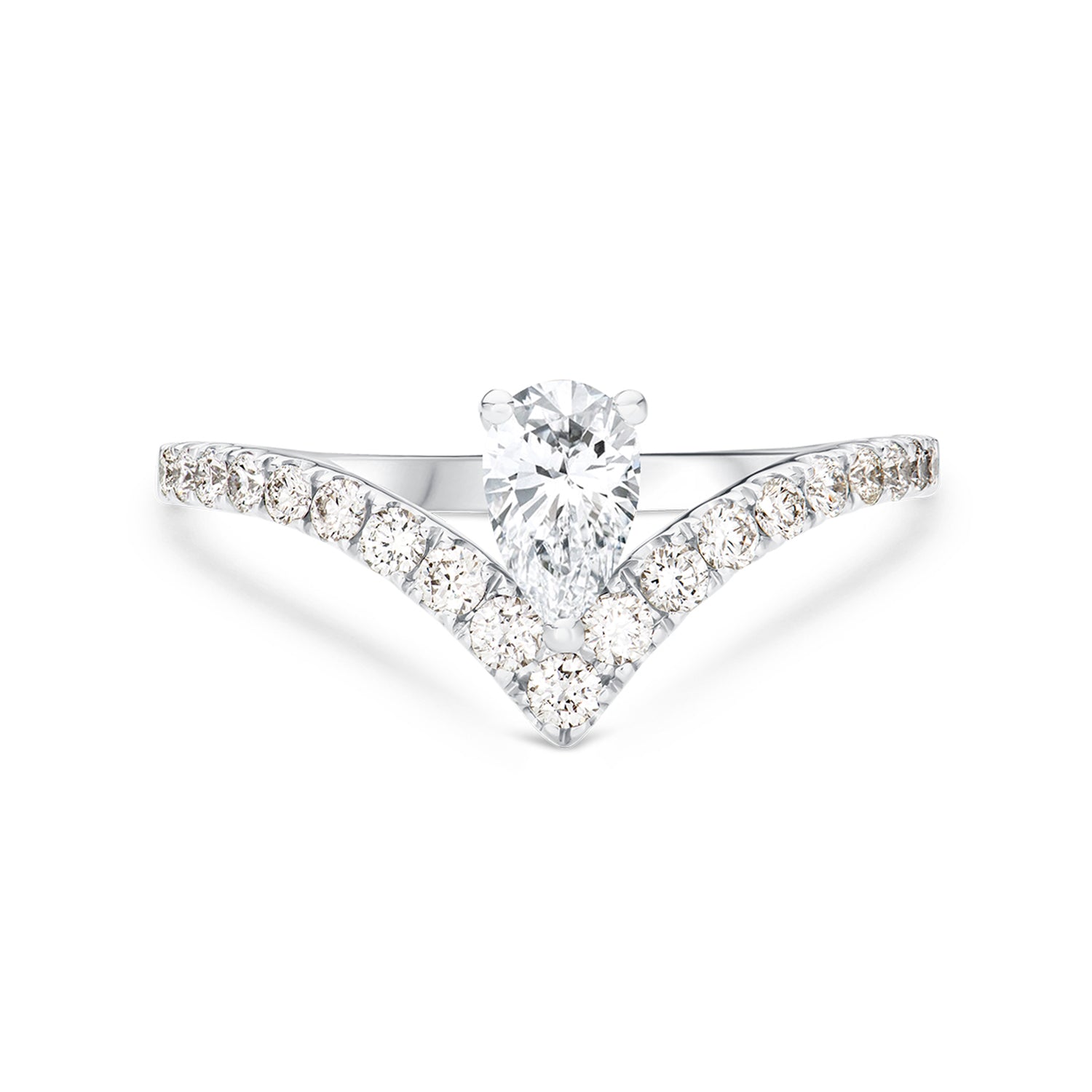 Pear Diamond Engagement Ring