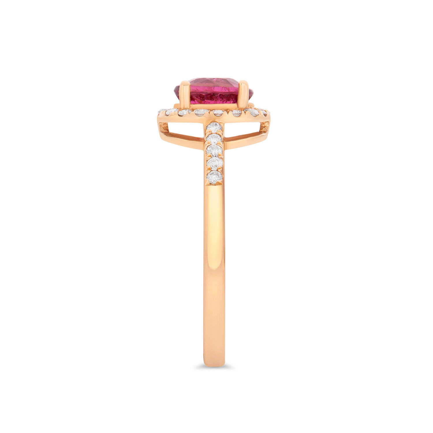 Ruby Diamond Oval Ring