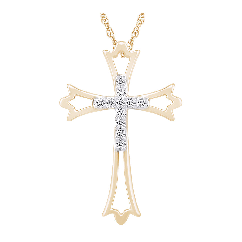 Diamond Cross Pendant