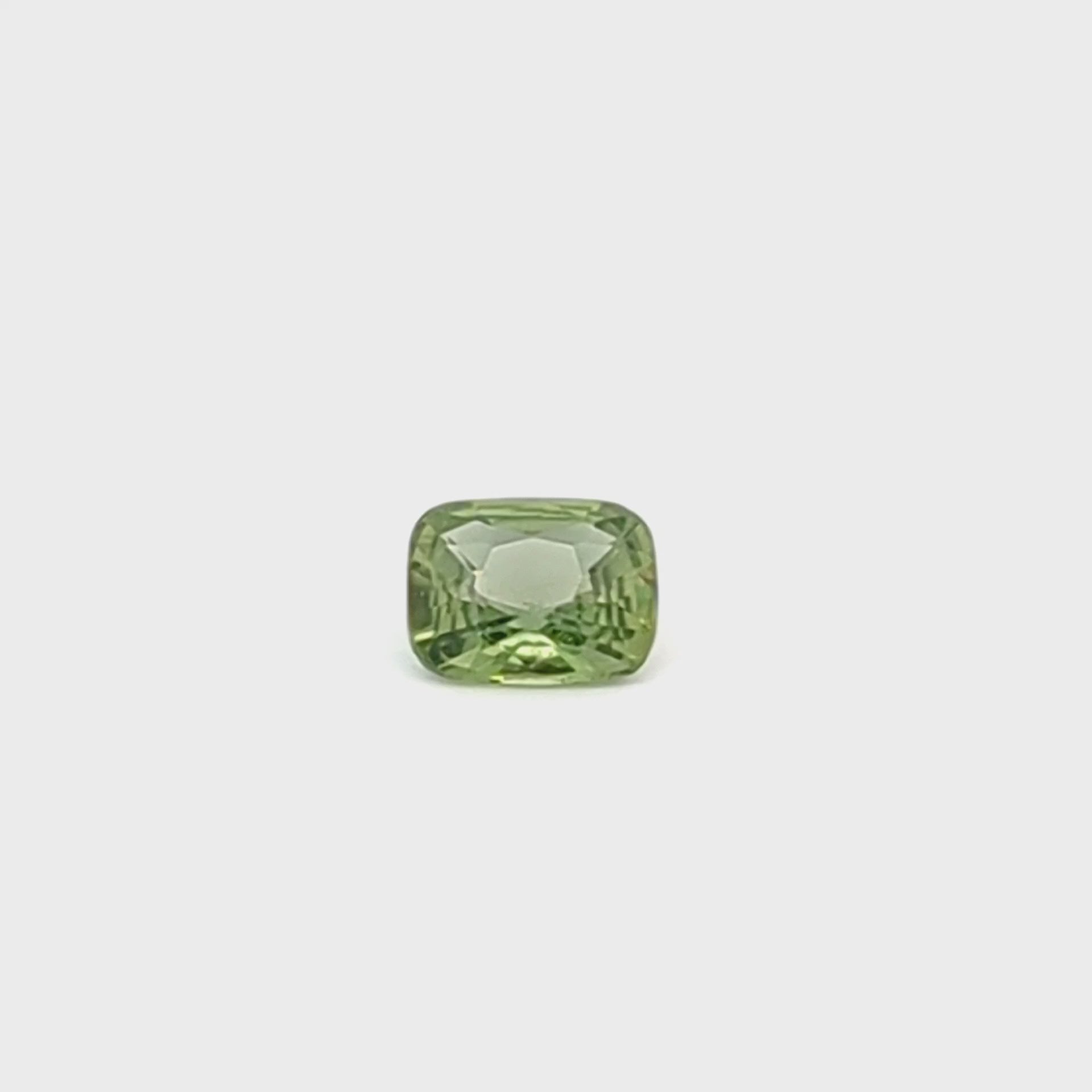 Loose Stone Natural Corundum Green Sapphire