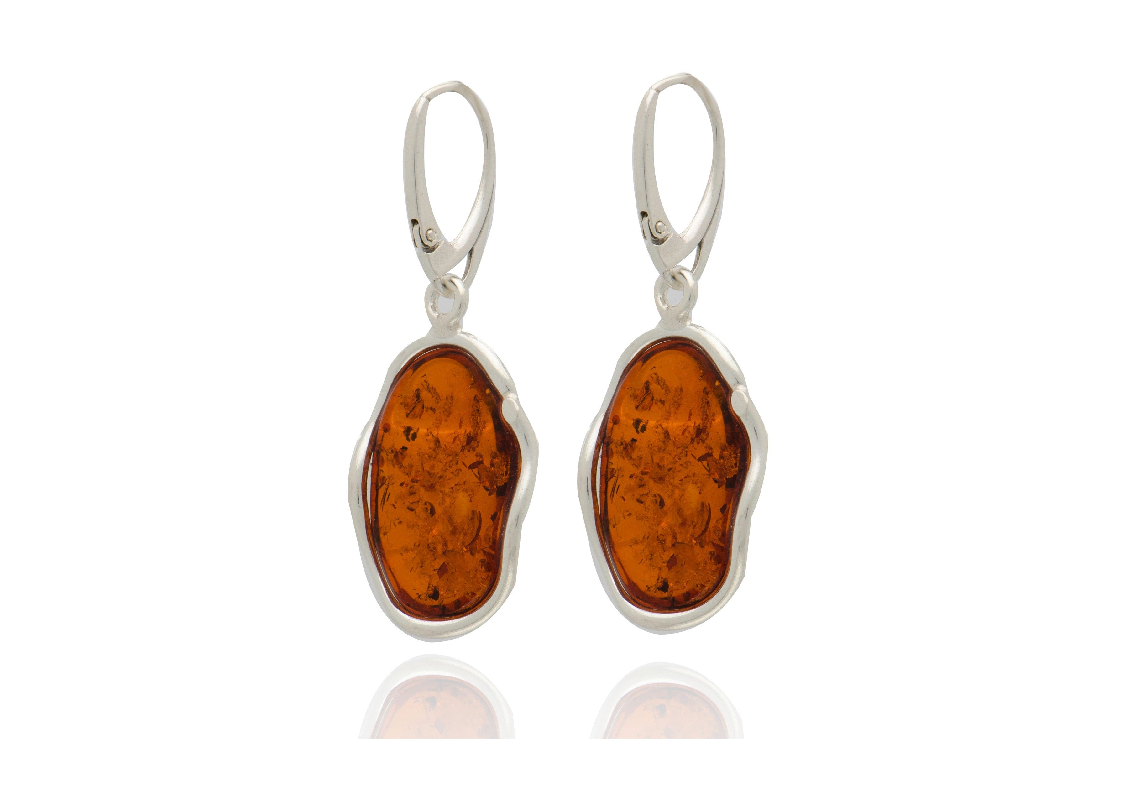 Amber Irregular Earrings