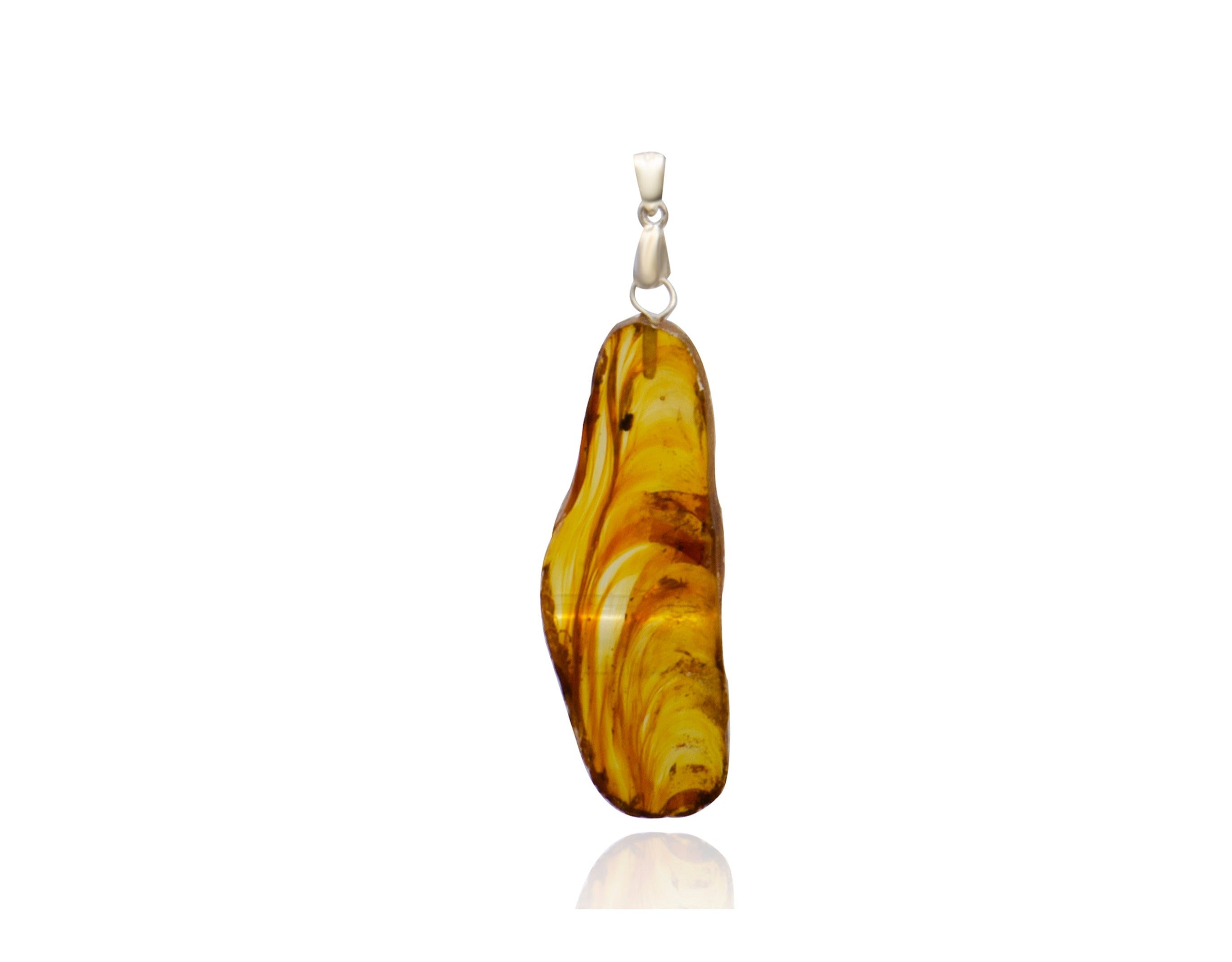 Amber Irregular Pendant