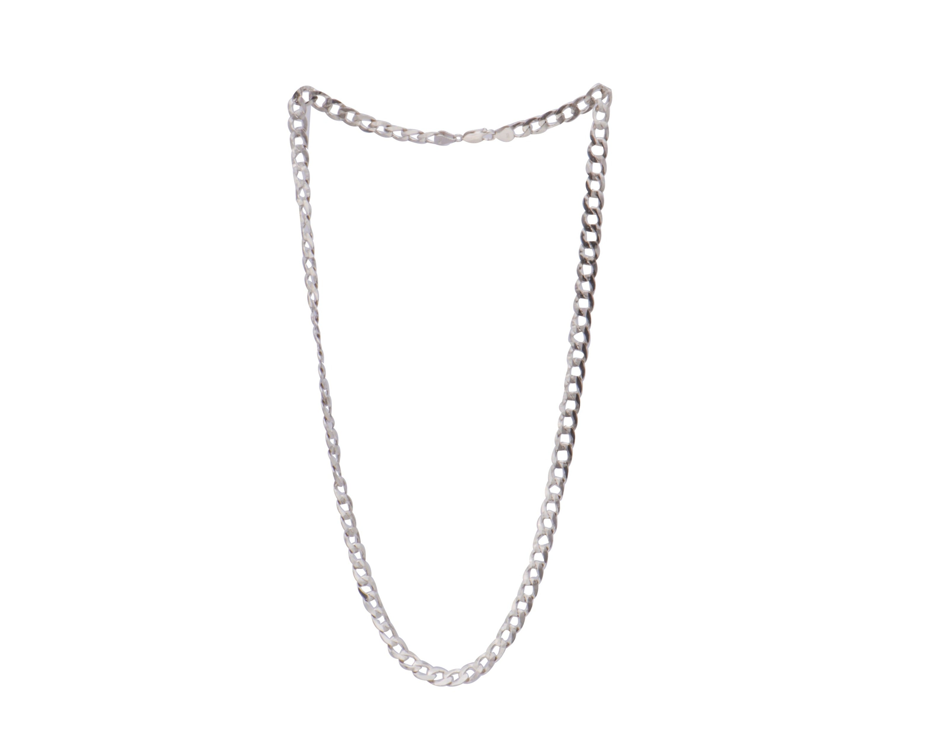 Cuban Link Silver Men's Necklace