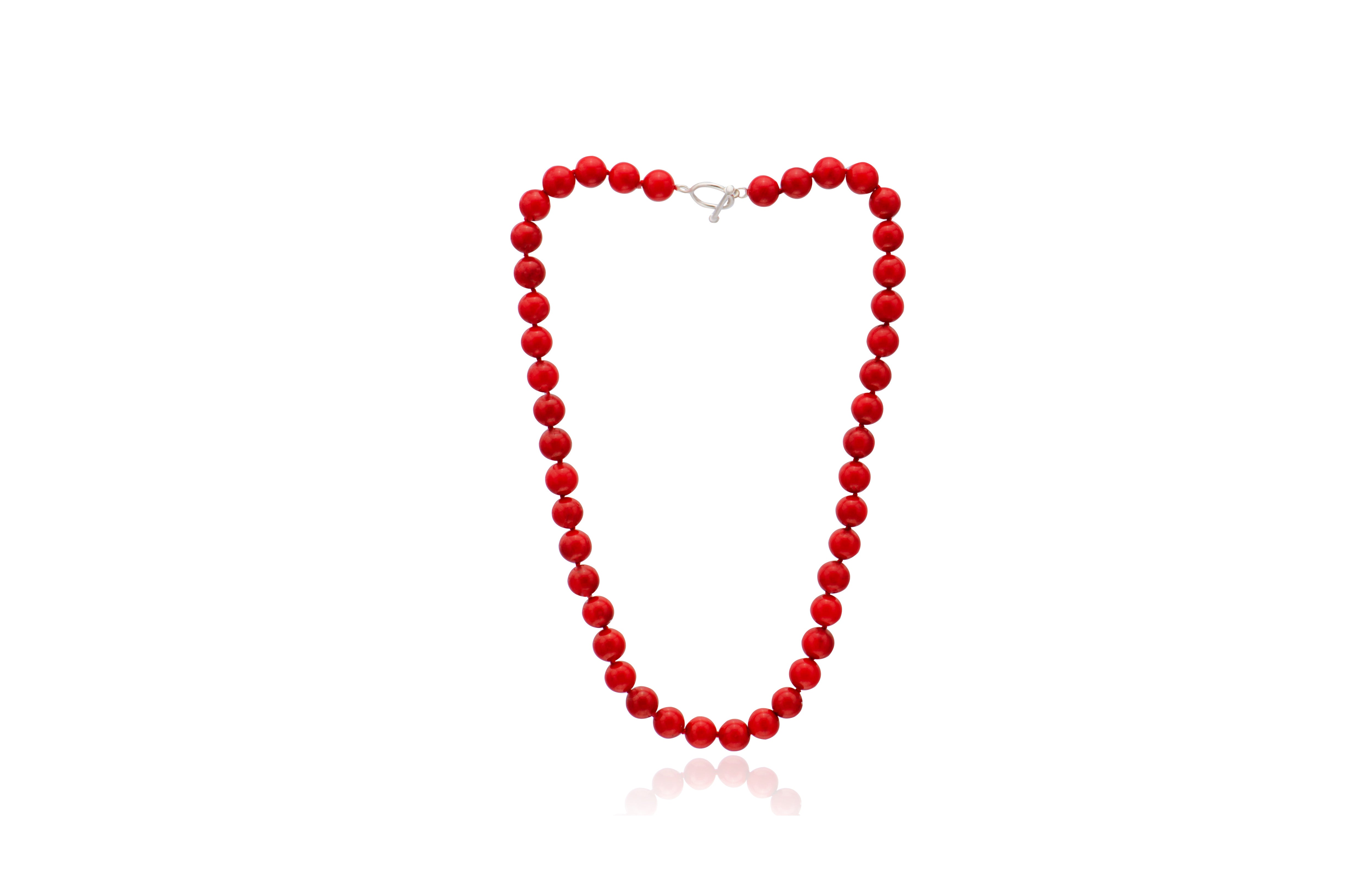 Coral Ball Necklace
