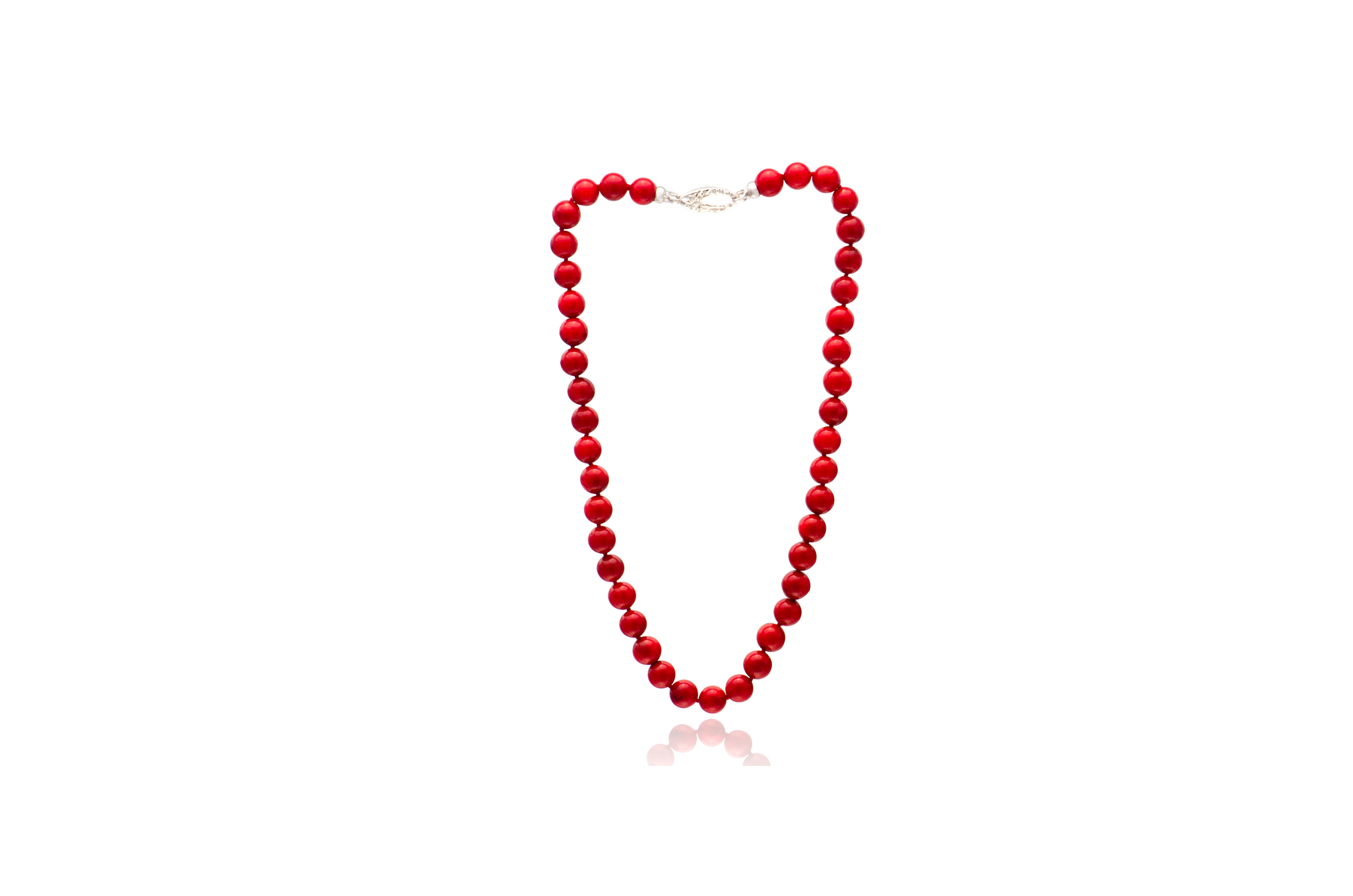 Coral Ball Necklace