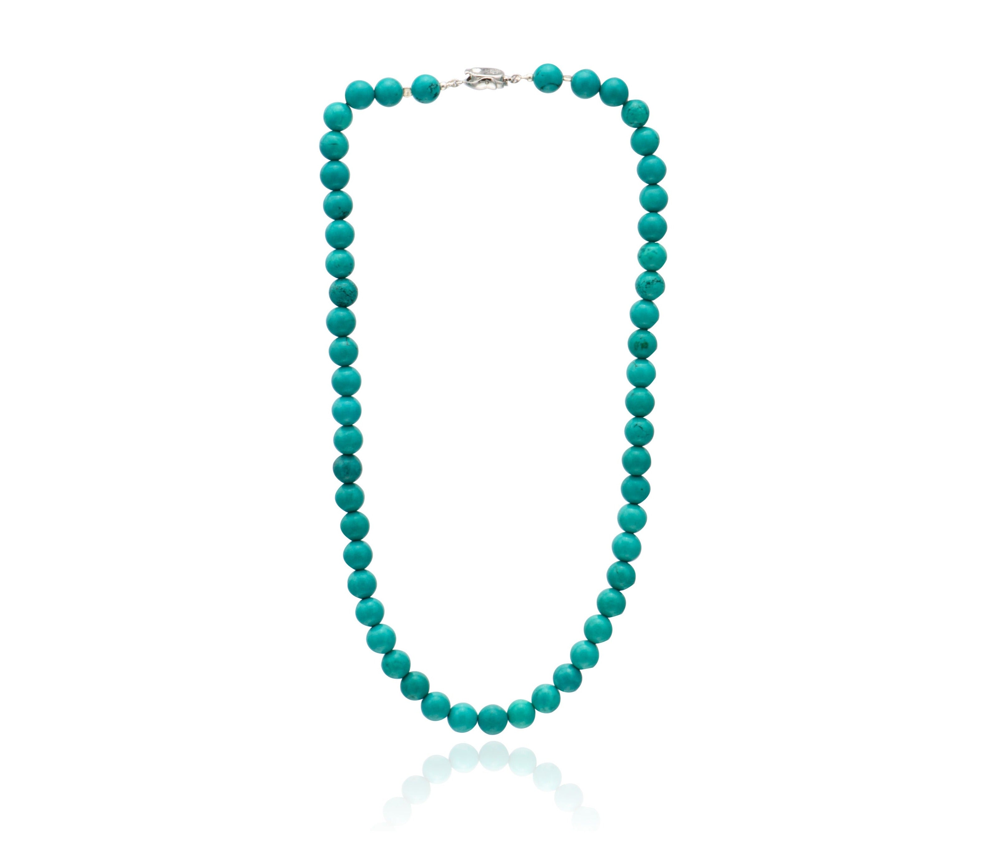 Turquoise Ball Necklace