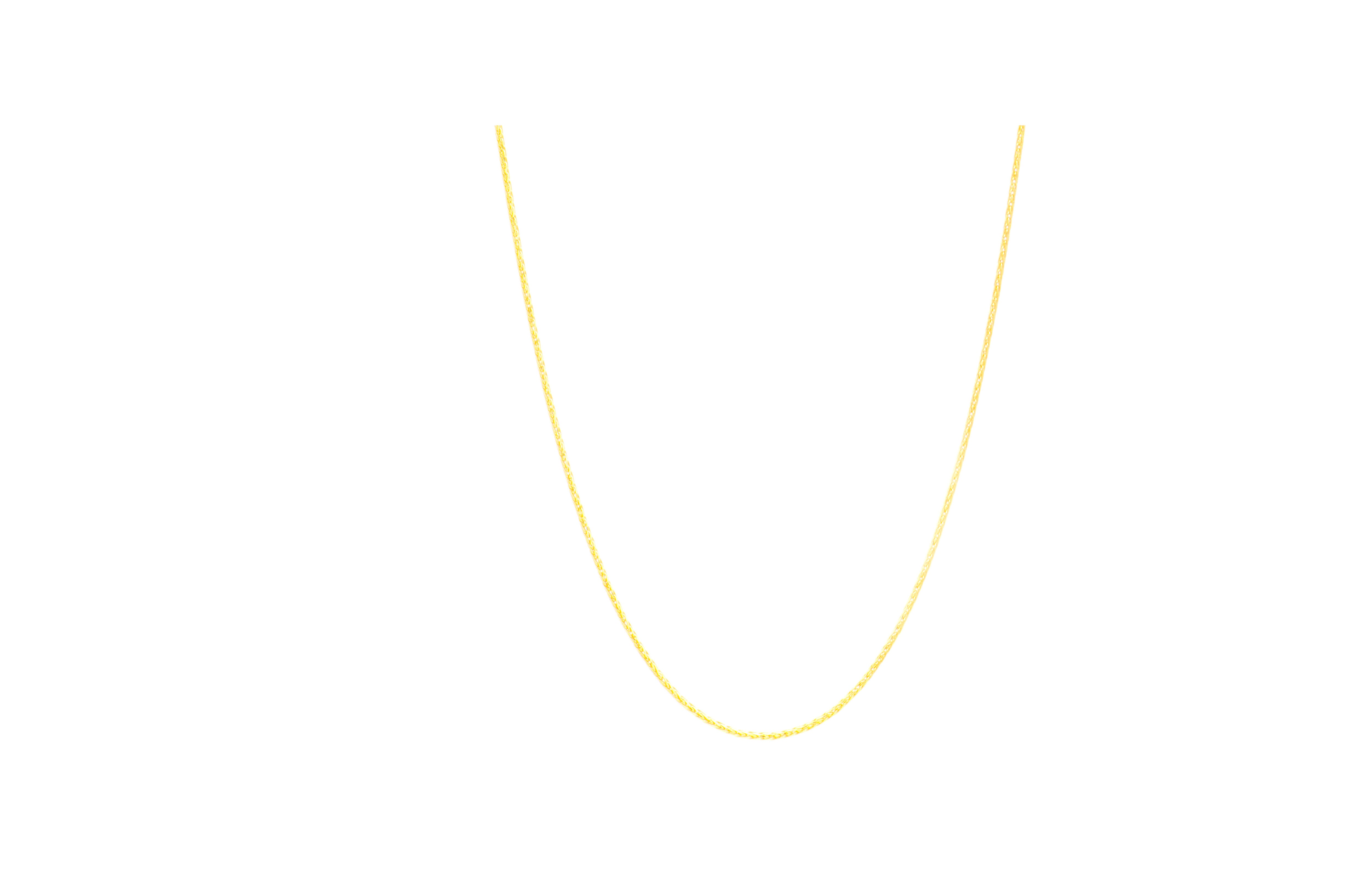 9K Yellow Gold Wheat Chain