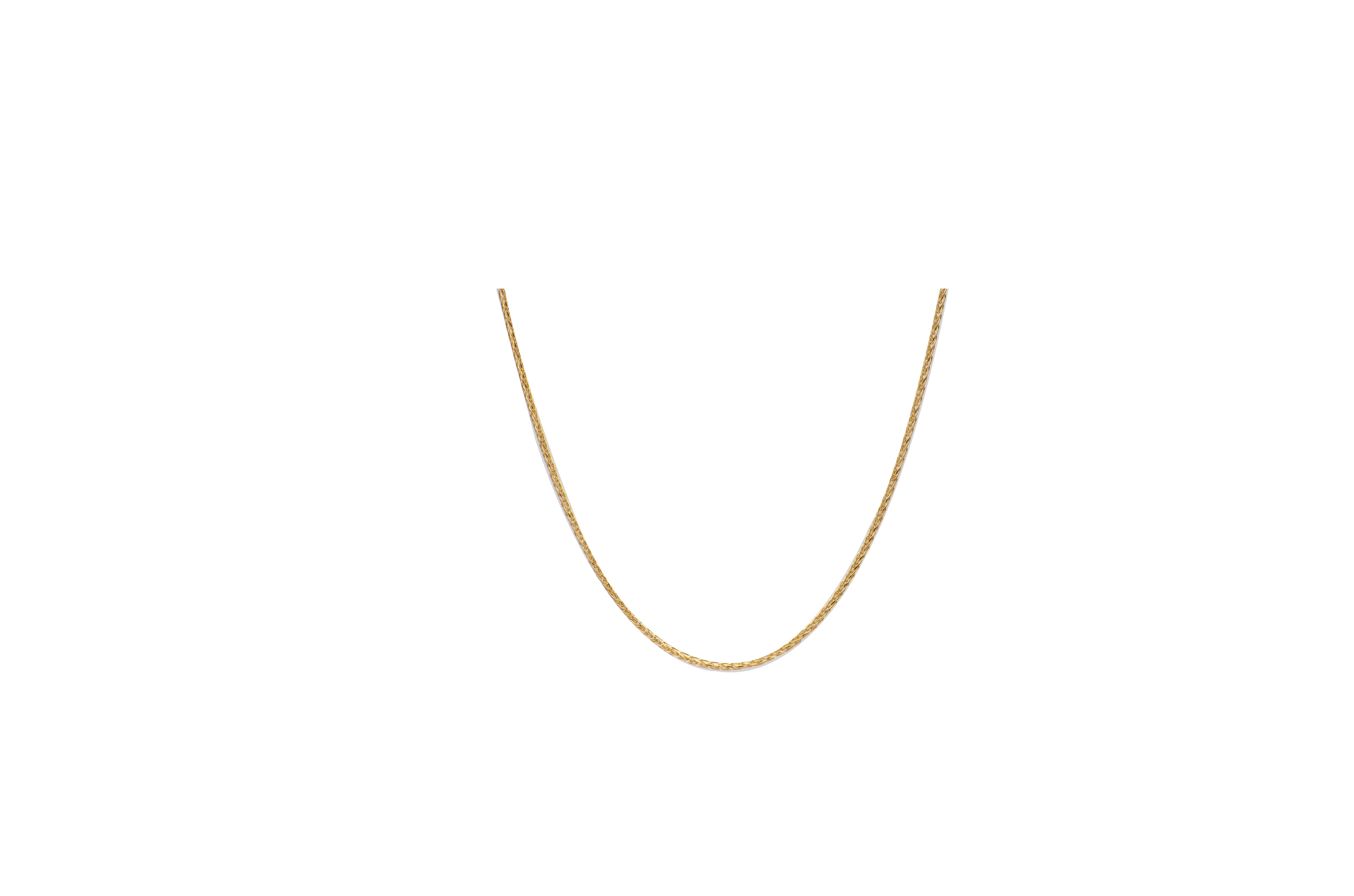9K Yellow Gold Wheat Chain
