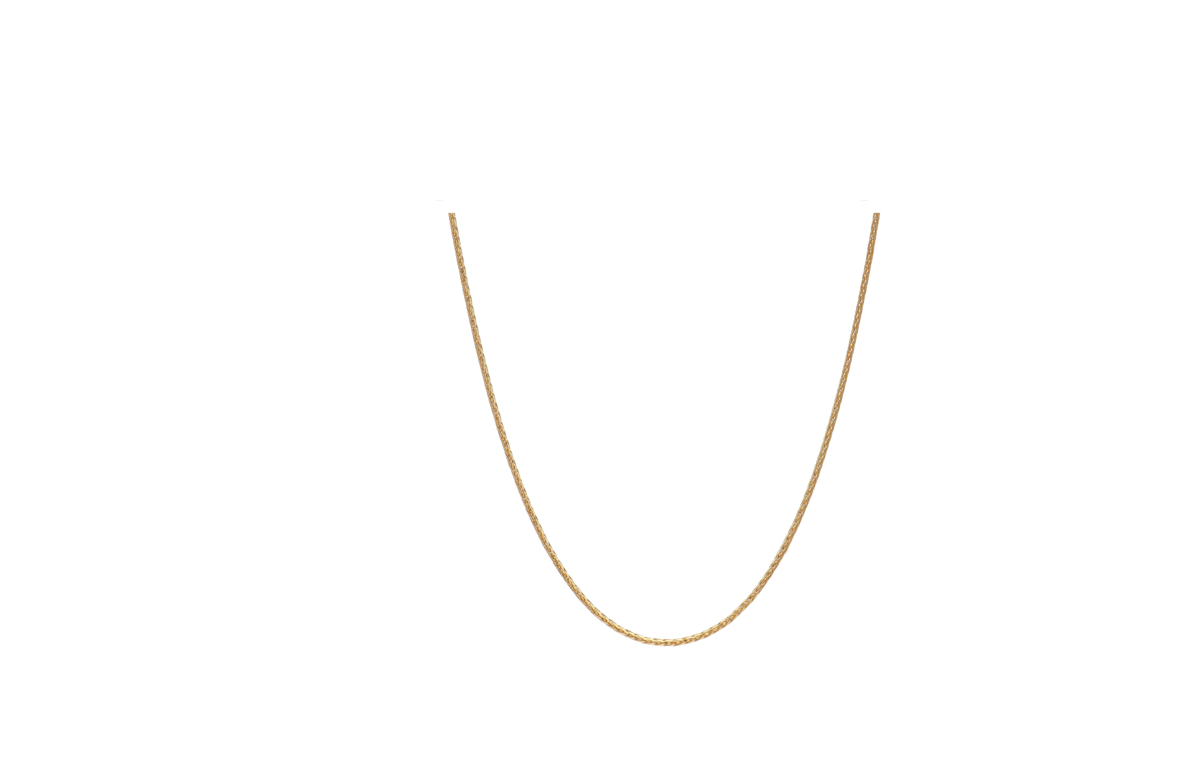 9K Yellow Gold Wheat Chain