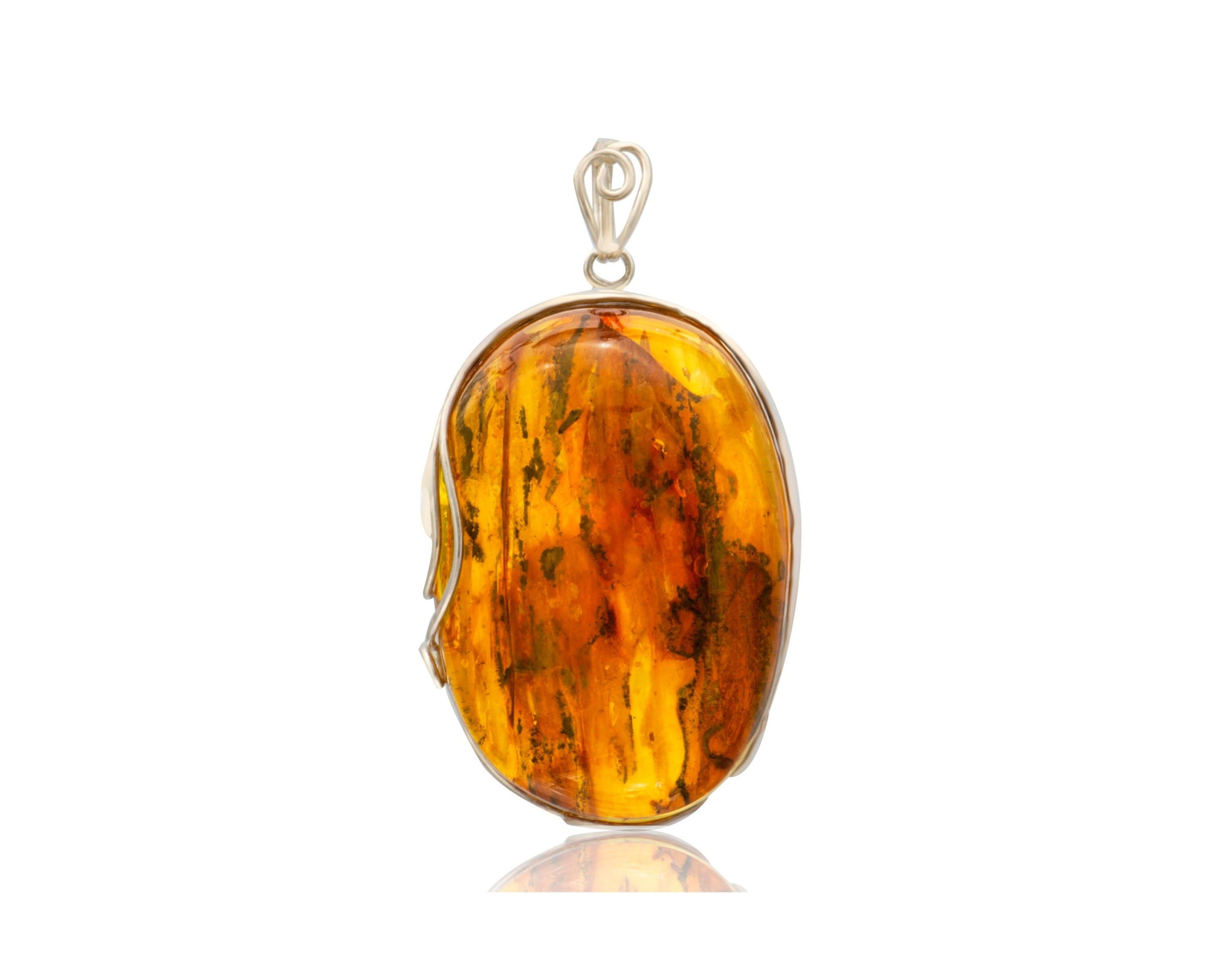 Amber Oval Pendant
