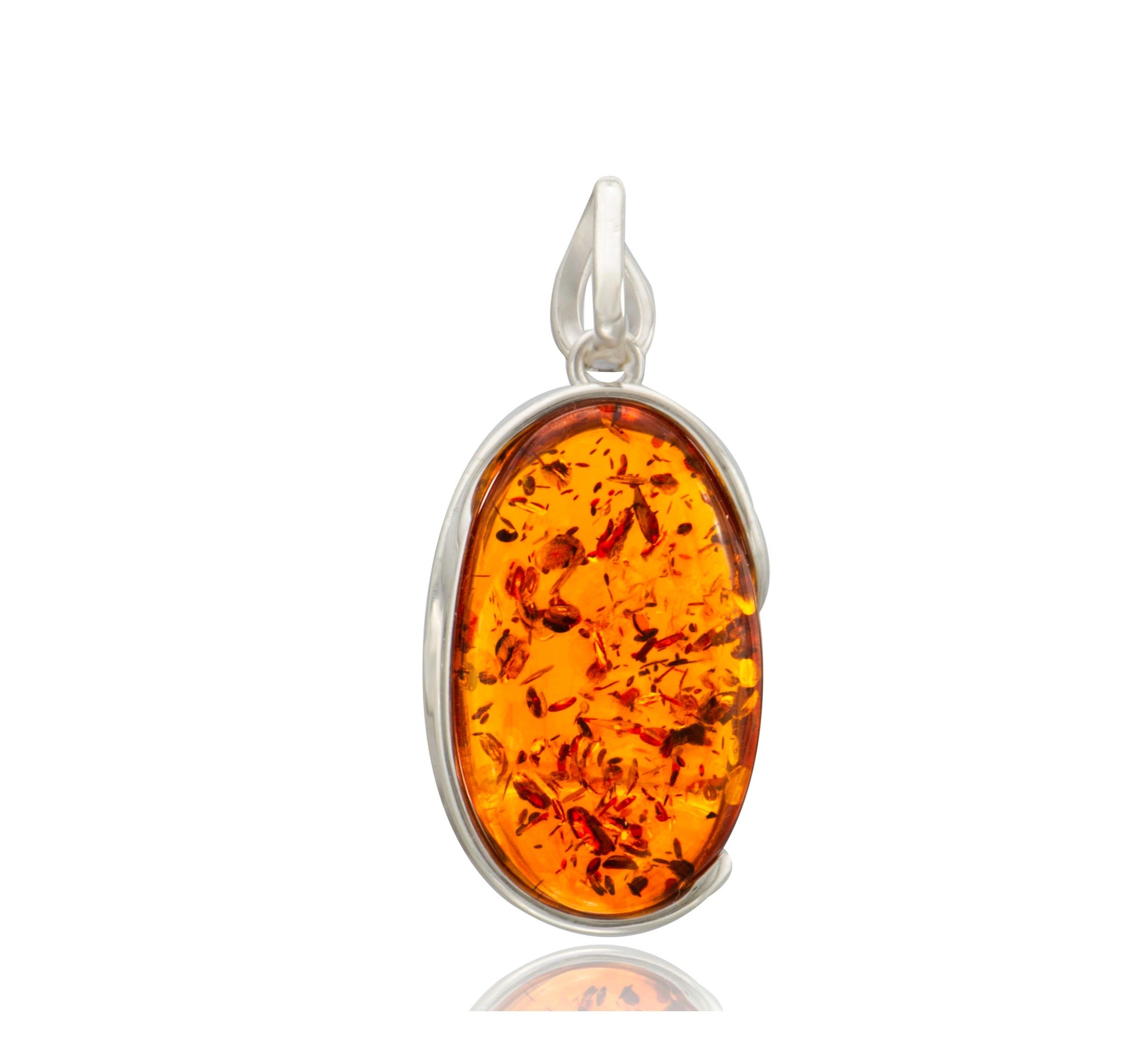 Amber Oval Pendant