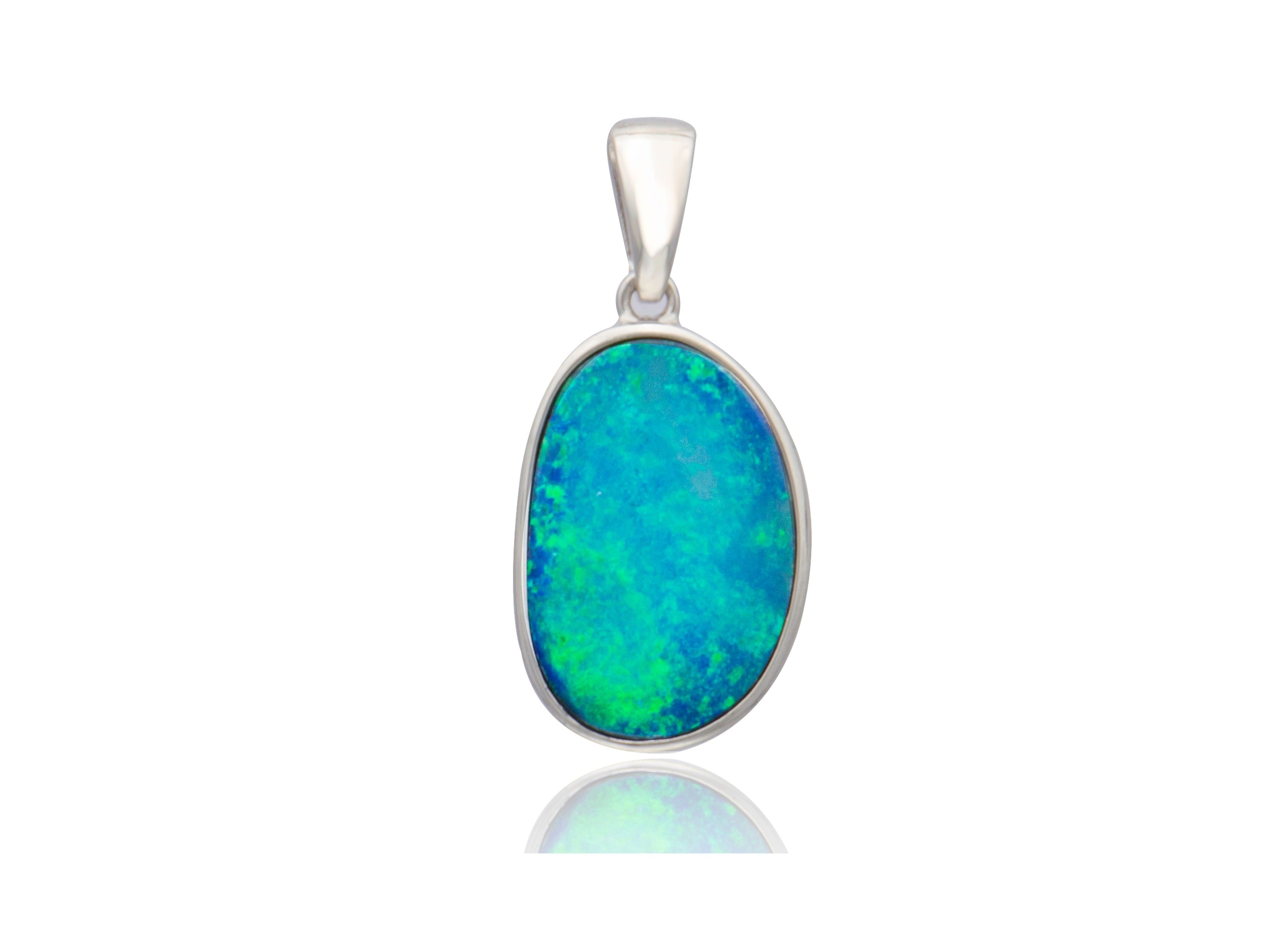 Doublet Opal Irregular Pendant