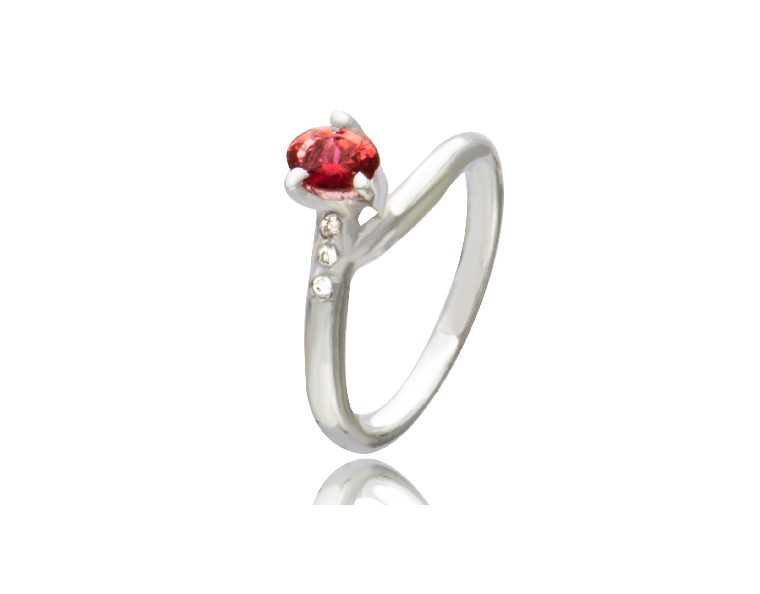 Sterling Silver Tourmaline Ring