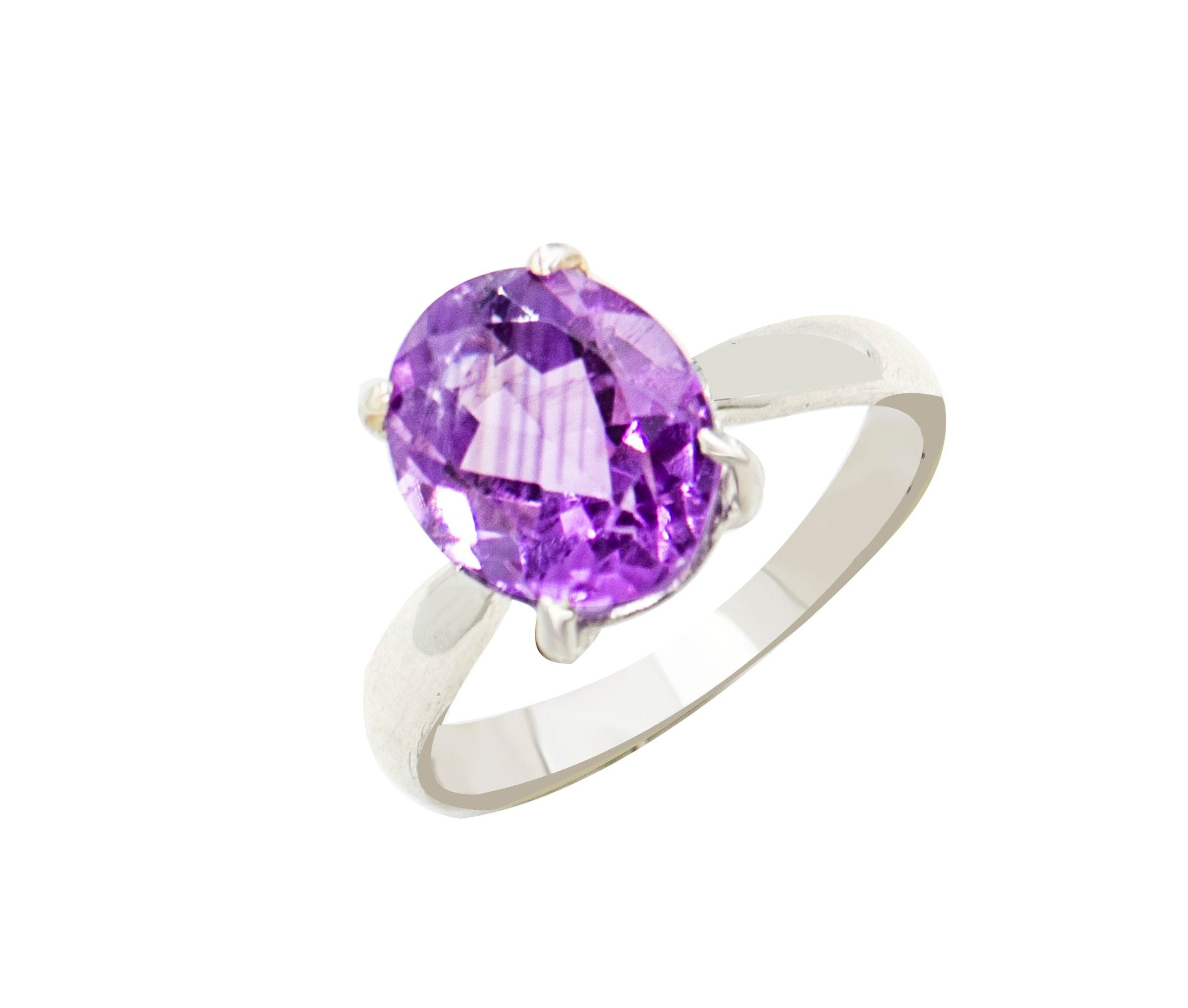 Amethyst Oval Ring