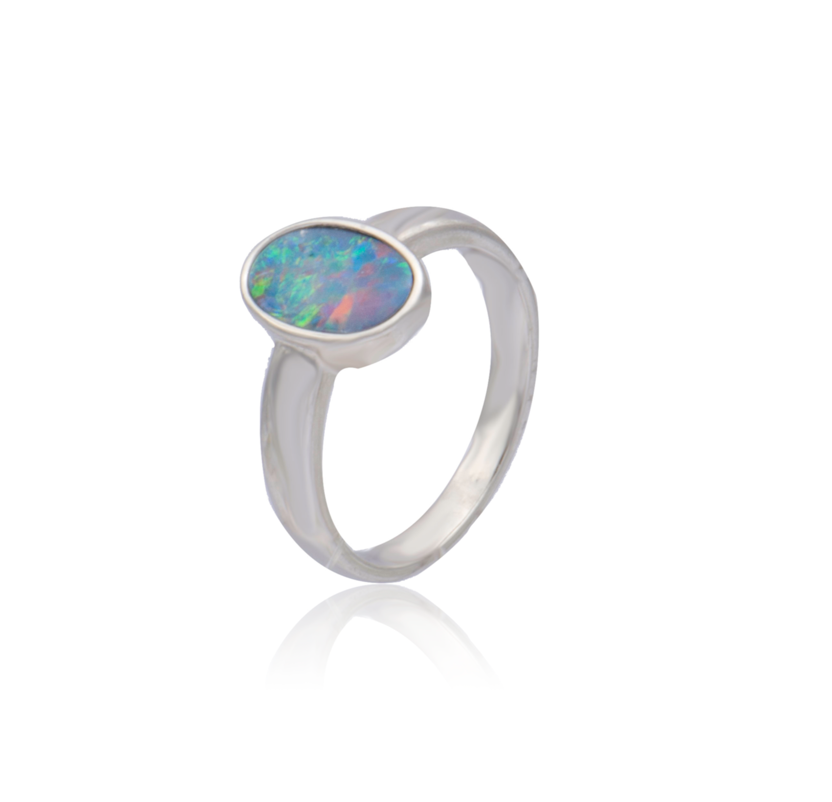 Doublet Opal Ring