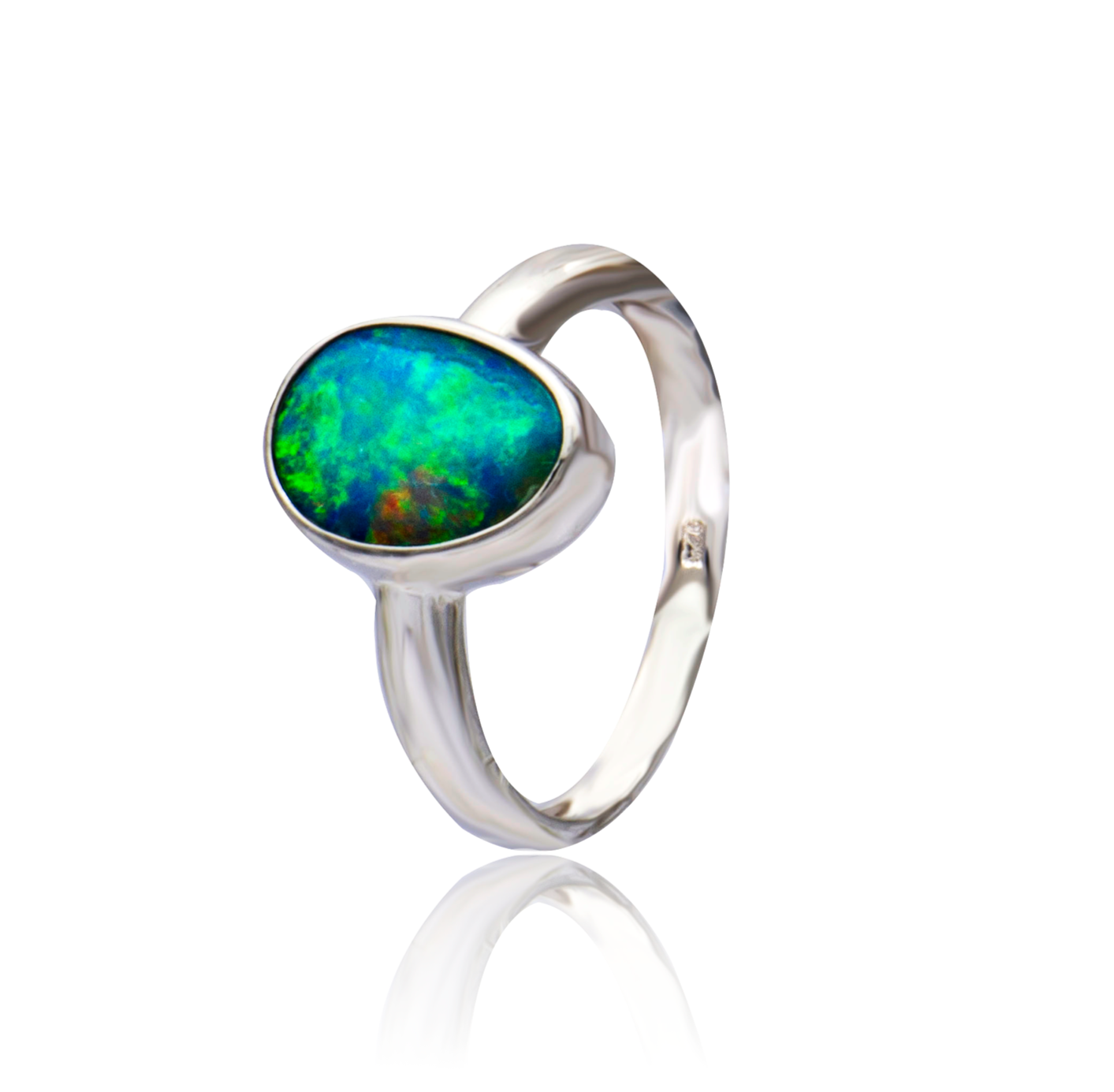 Doublet Opal Ring