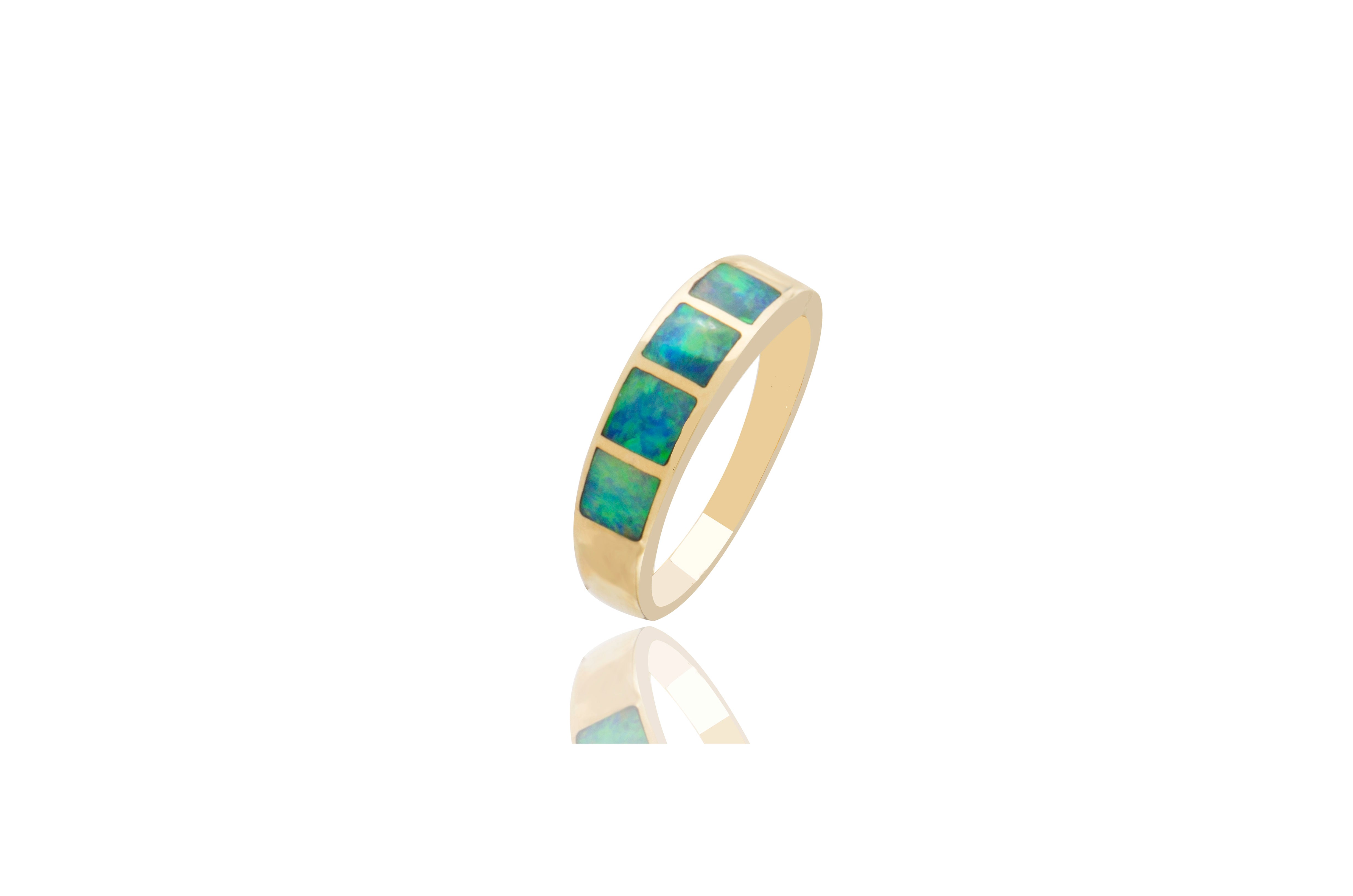 Opal Inlay Ring