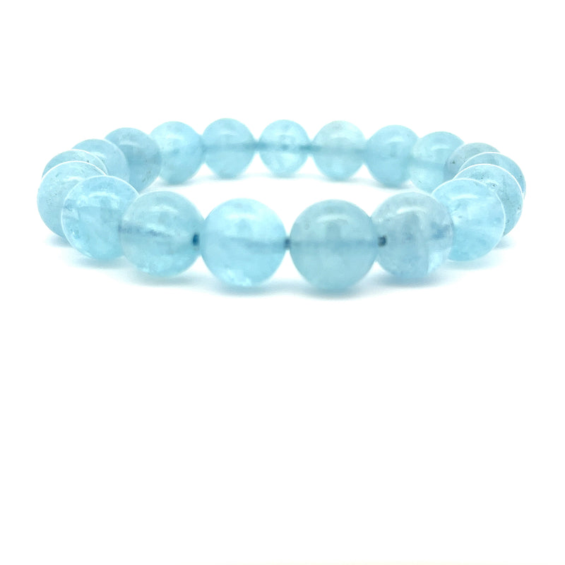 Aquamarine Ball Bracelet