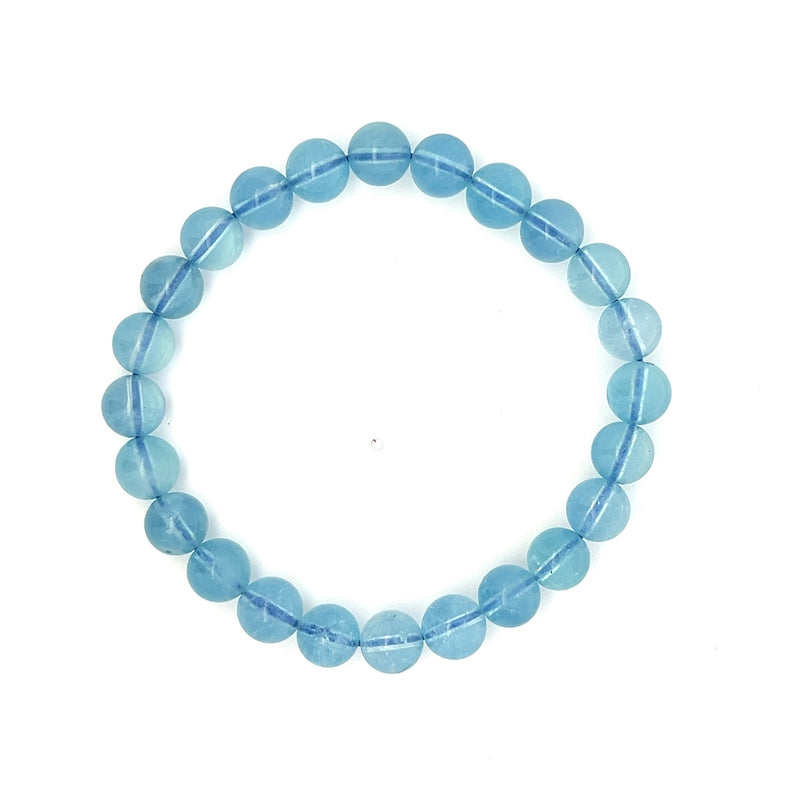 Aquamarine Ball Bracelet