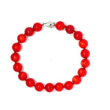 Coral Ball Bracelet