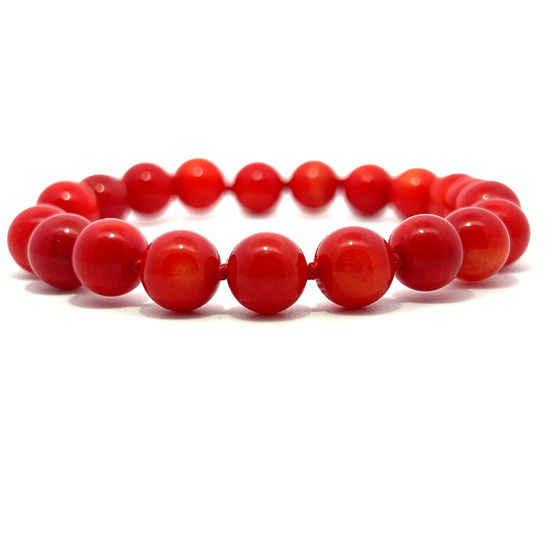 Coral Ball Bracelet