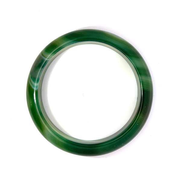 Green Agate Bangle