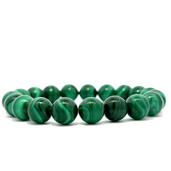 Malachite Ball Bracelet