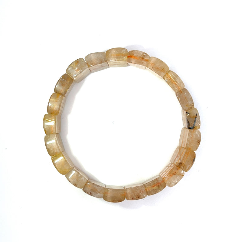 Rutile Quartz Rectangle Bracelet