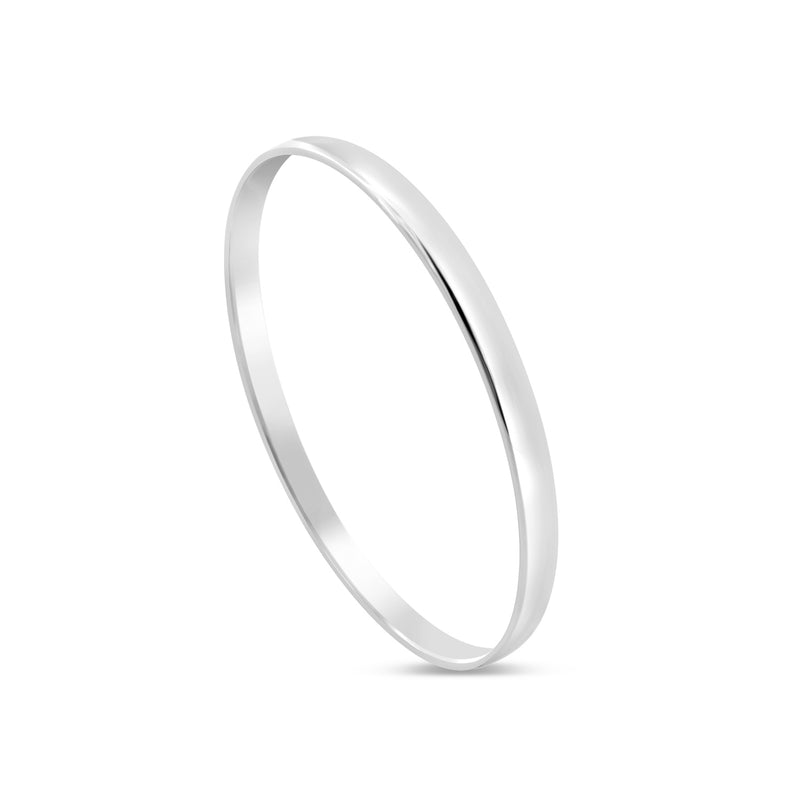 White Gold Bangle