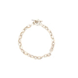 Oval Belcher Link Bracelet