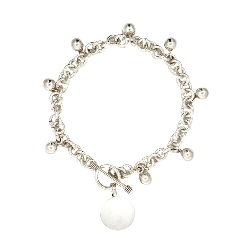 Ball Charm Link Bracelet