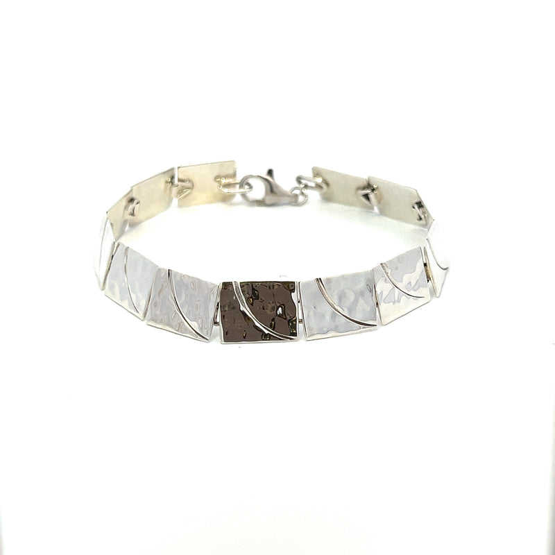 Mexican Hammered Tile Bracelet