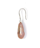 Pink Baroque Freshwater Pearl Hook Earrings