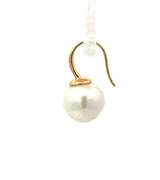 White Freshwater Pearl Hook Earrings