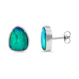 Doublet Opal Stud Earrings