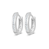 Diamond Huggie Earrings