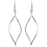 Open Twist Drop Earrings