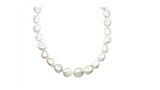 Irregular White Freshwater Pearl Necklace