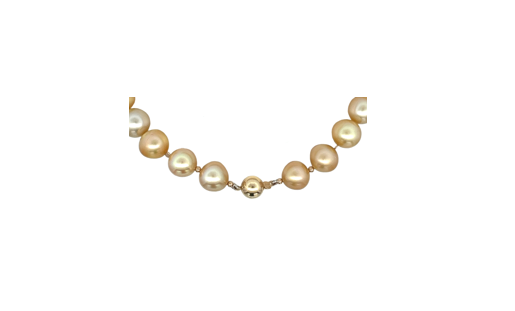 Golden South Sea Pearl Necklace