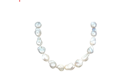 Natural Baroque Pearl Necklace