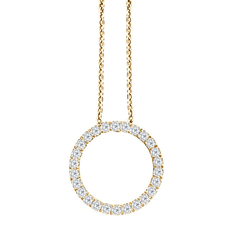 Diamond Circle Pendant