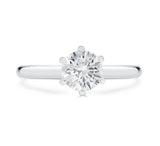 1Ct Round Diamond Solitaire Engagement Ring